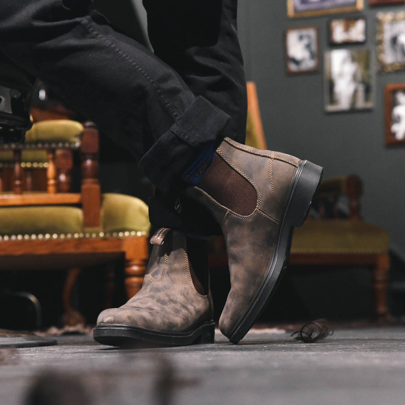 Blundstone 1306 Sztyblety Damskie Męskie Rustic Brown Kolor Brązowy