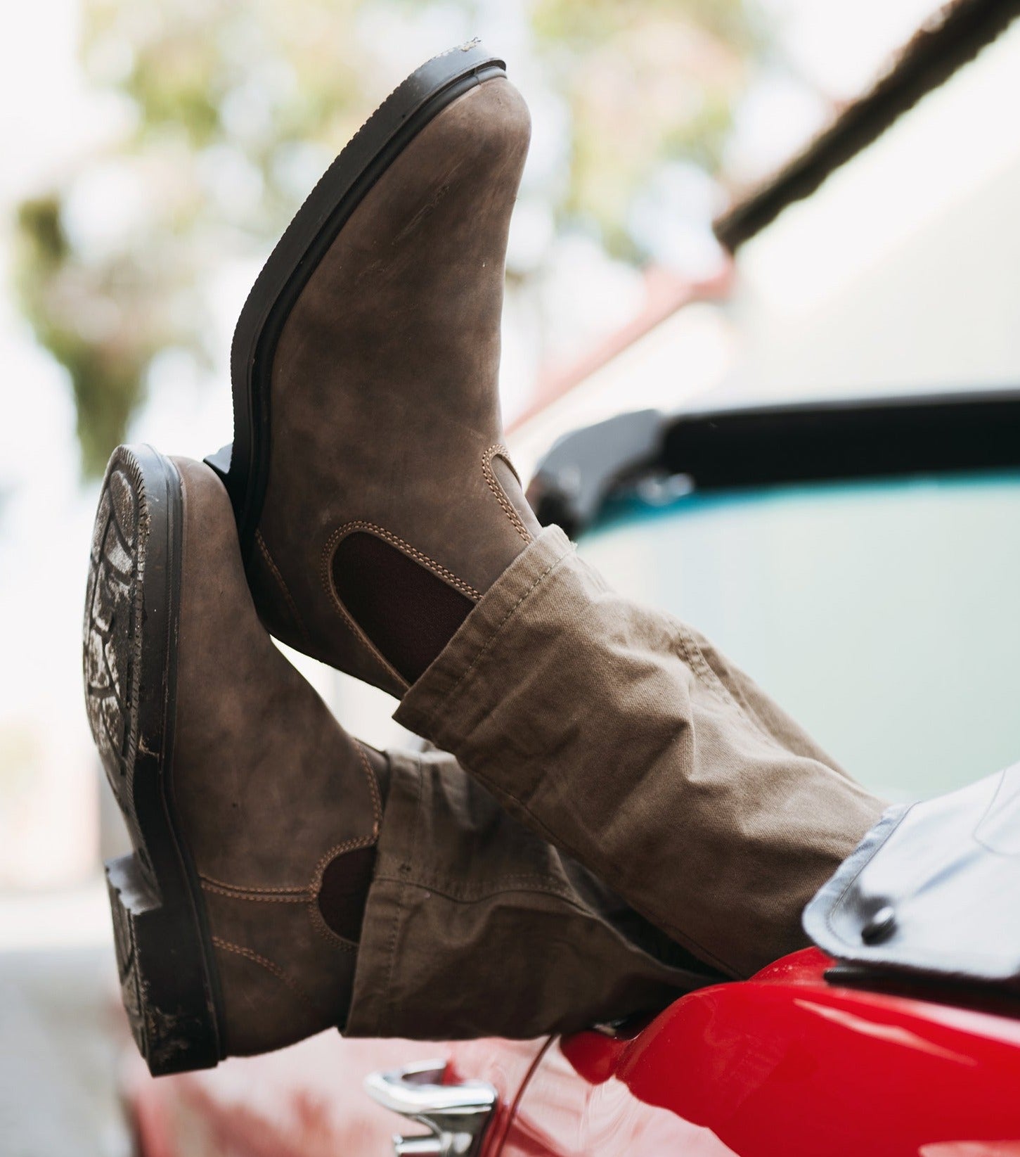 Blundstone 1306 Sztyblety Damskie Męskie Rustic Brown Kolor Brązowy