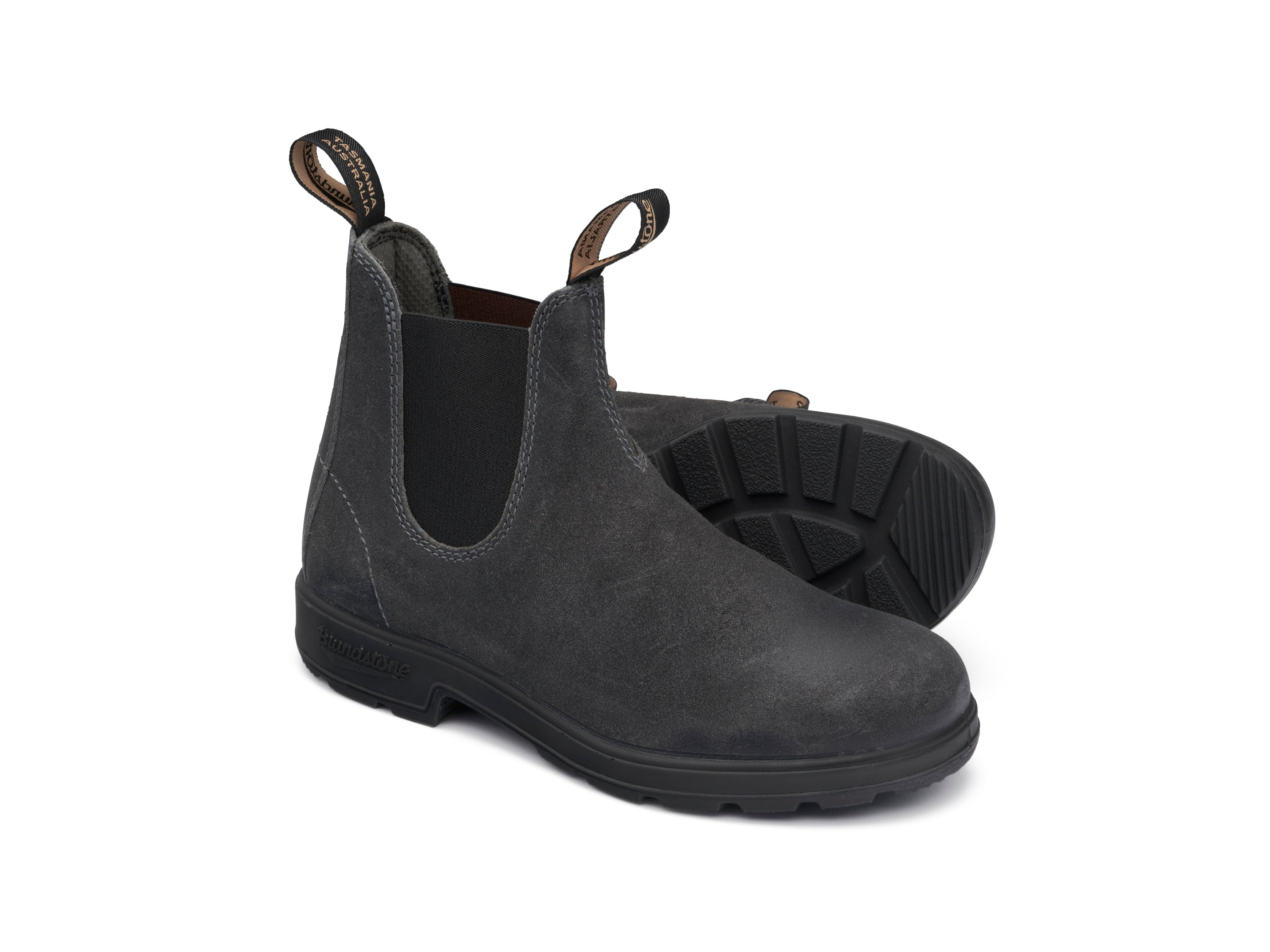 Blundstone 1910 Sztyblety Damskie Męskie Zamszowe Steel Grey Kolor Stalowy Szary