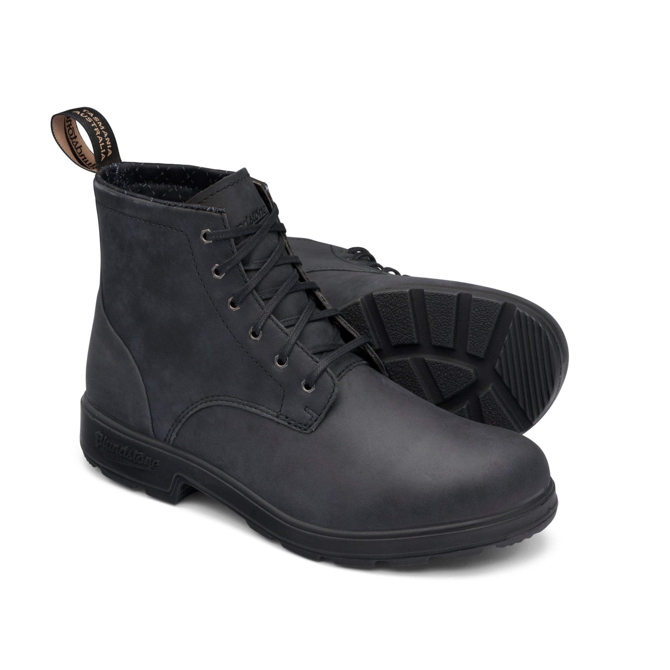 Blundstone 1931 Buty Sznurowane Damskie Męskie Rustic Black Kolor Czarny