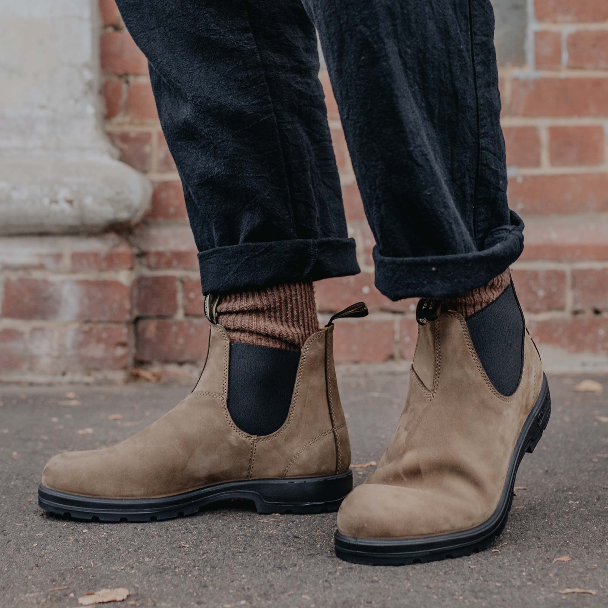 Blundstone 1941 Sztyblety Damskie Męskie Stone Nubuck Kolor Brązowy