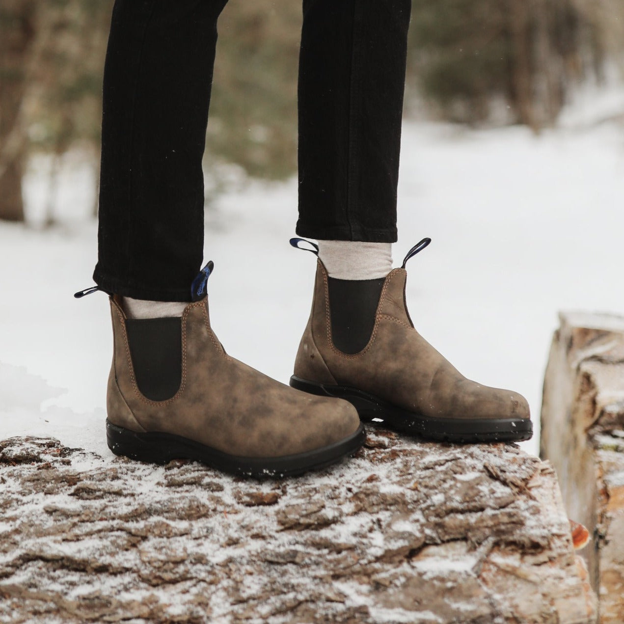 Blundstone 2242 Sztyblety Damskie Męskie Ocieplane Rustic Brown Kolor Brązowy