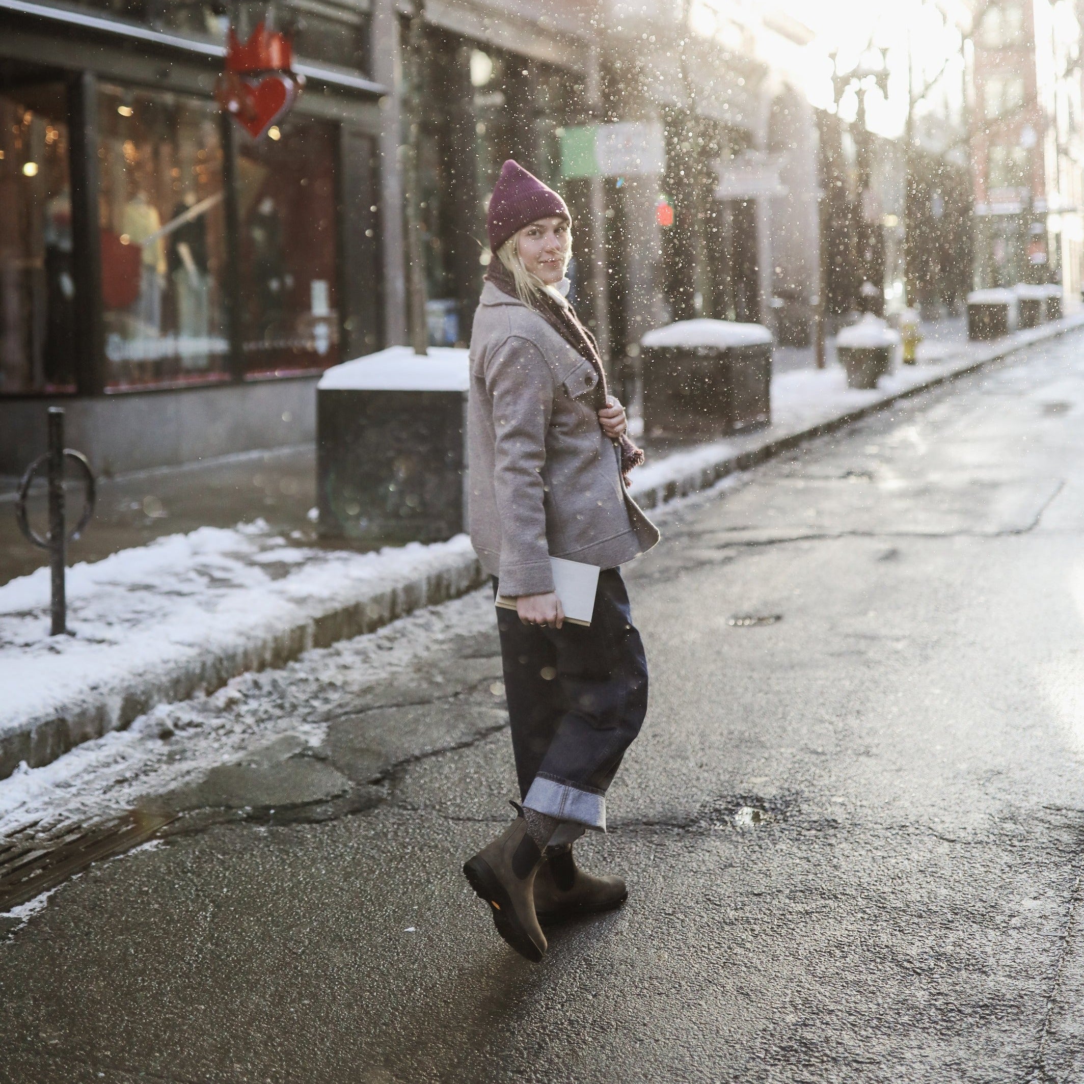 Blundstone 2242 Sztyblety Damskie Męskie Ocieplane Rustic Brown Kolor Brązowy