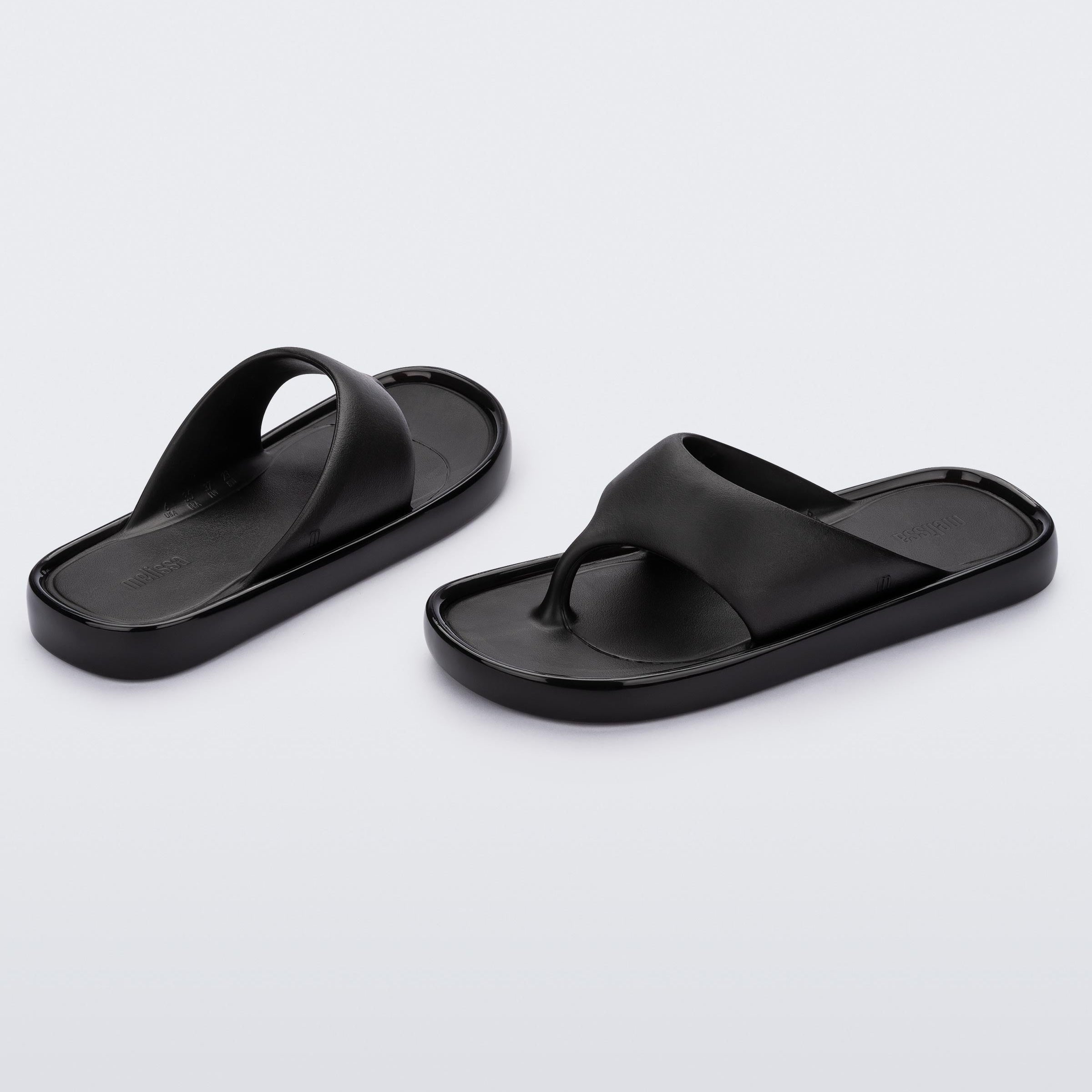 Melissa Float AD Black Klapki Damskie Czarne
