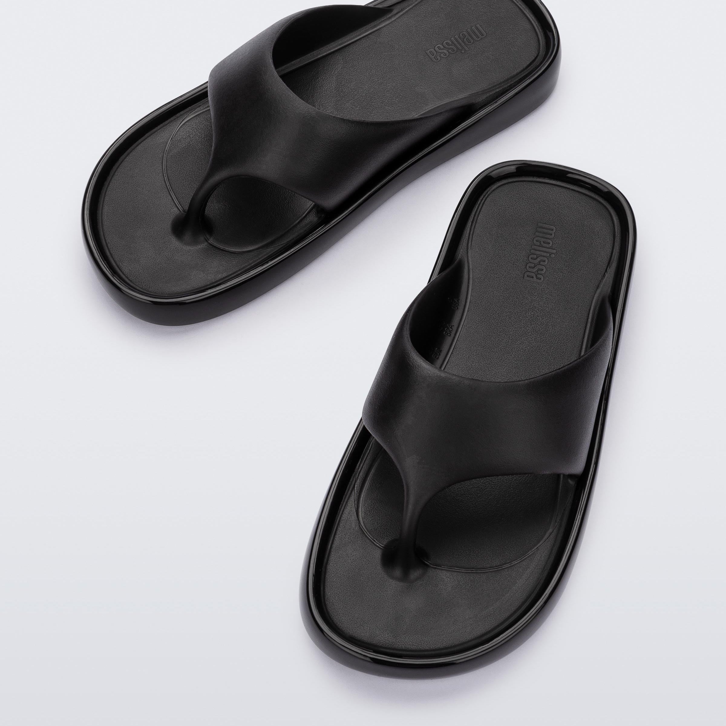 Melissa Float AD Black Klapki Damskie Czarne