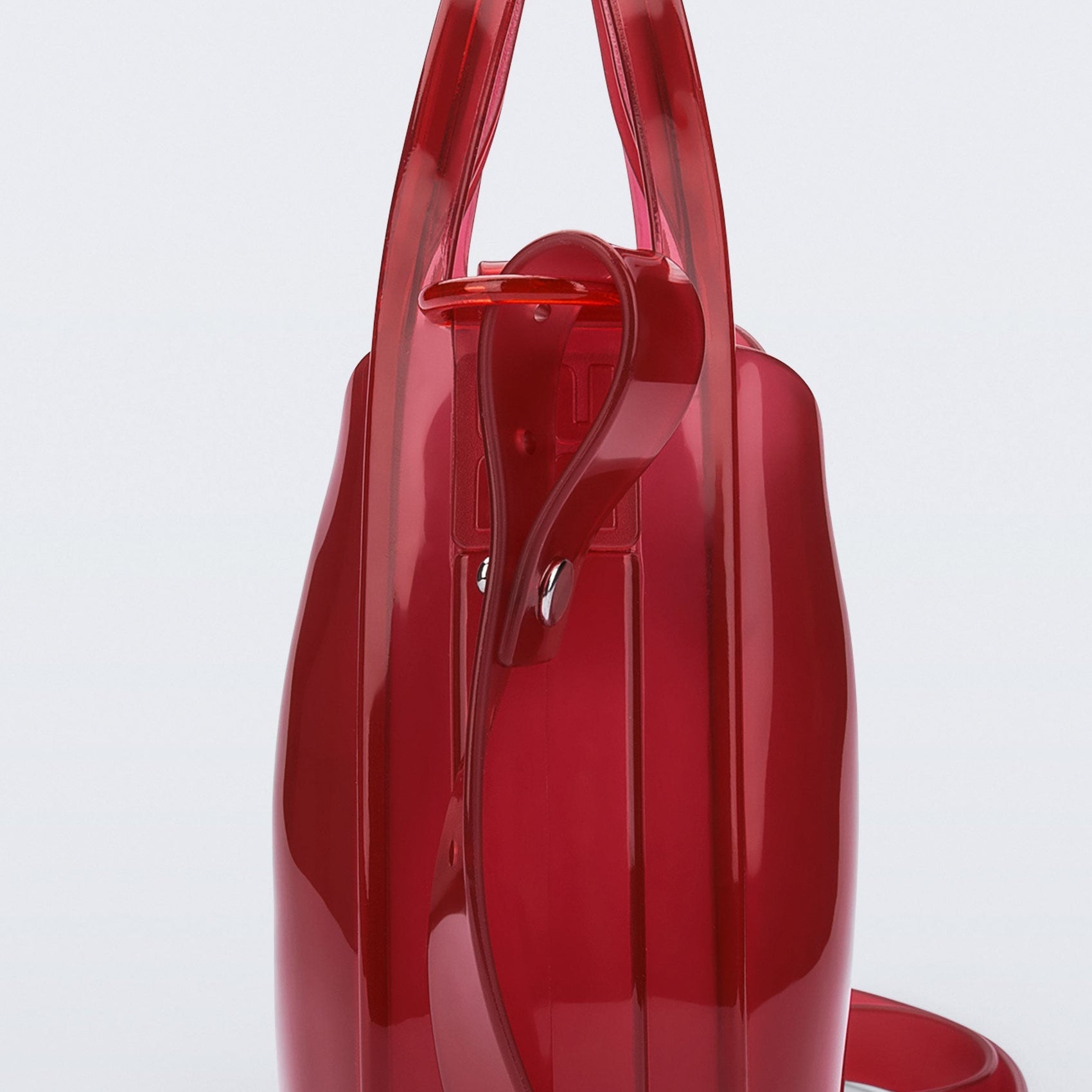 Melissa Mirror Bag Transparent Red Torebka Czerwona