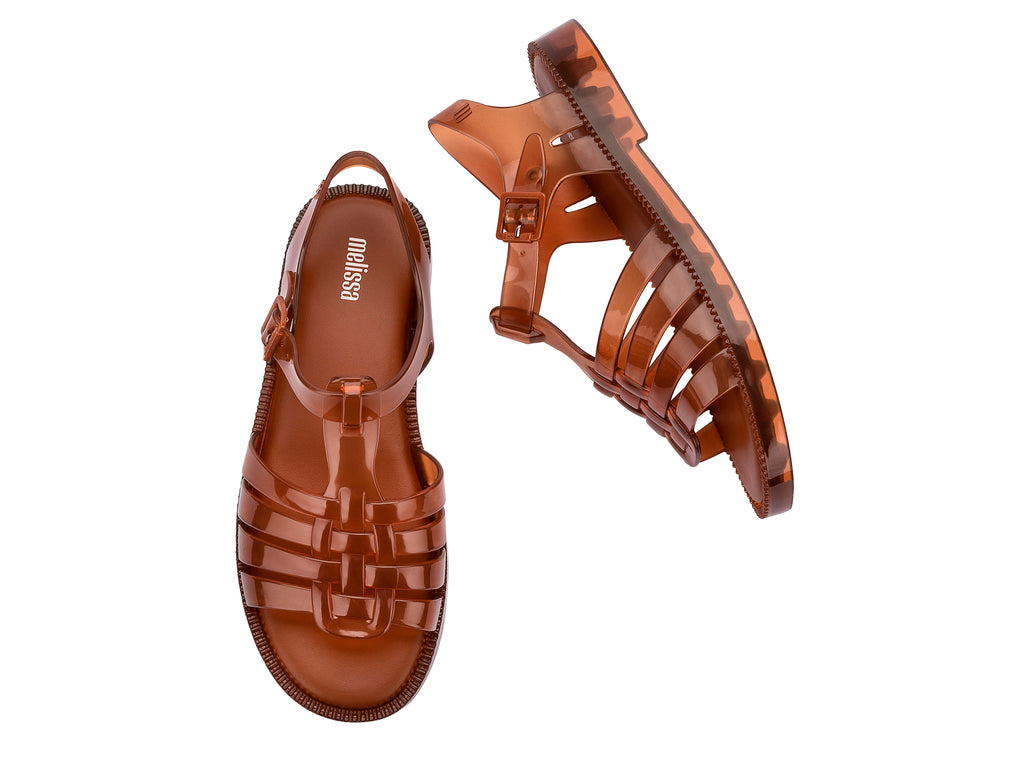 Melissa Possession Fresh AD Brown Sandały Damskie Brązowe