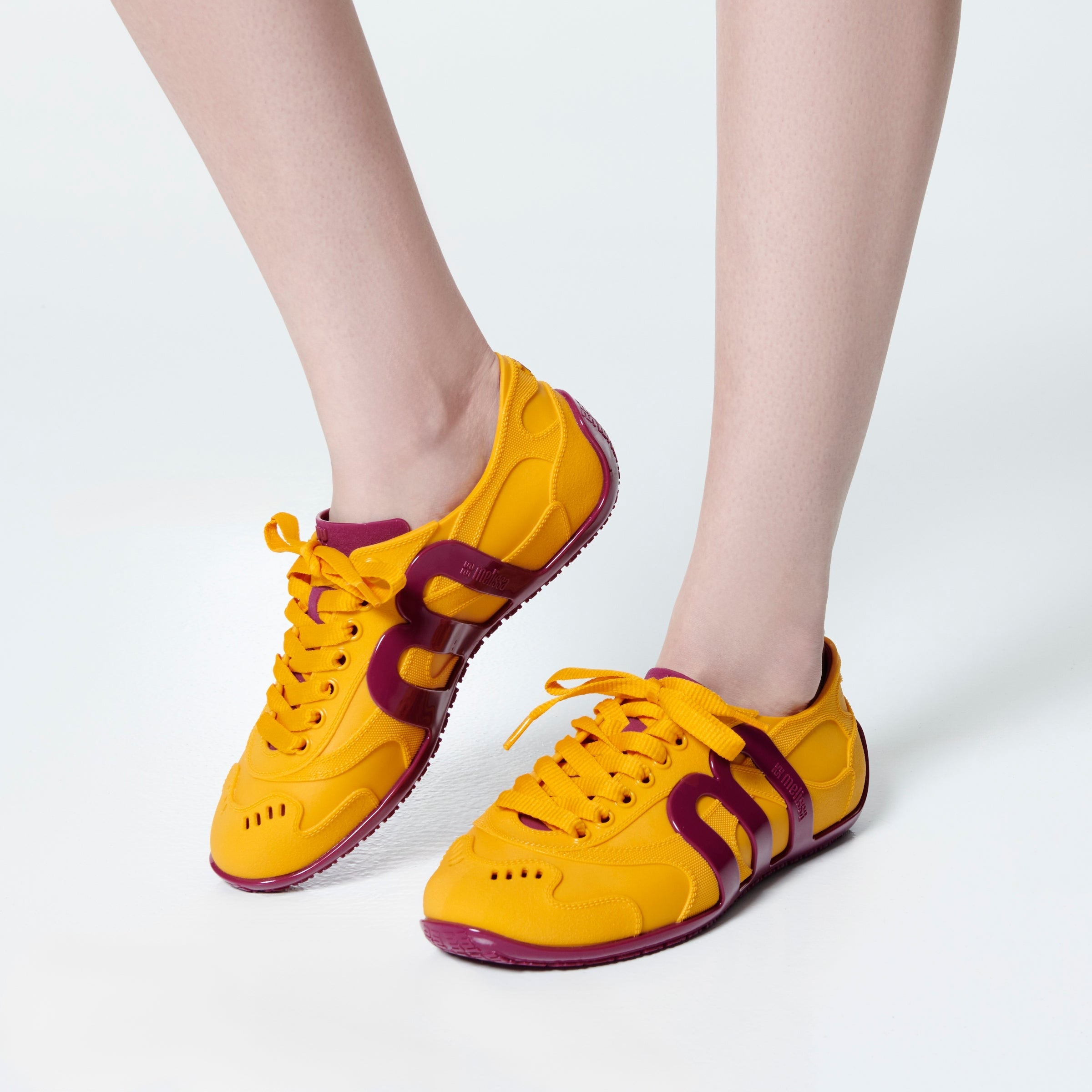 Melissa Motion Pink/ Yellow Sneakersy Damskie Żółte