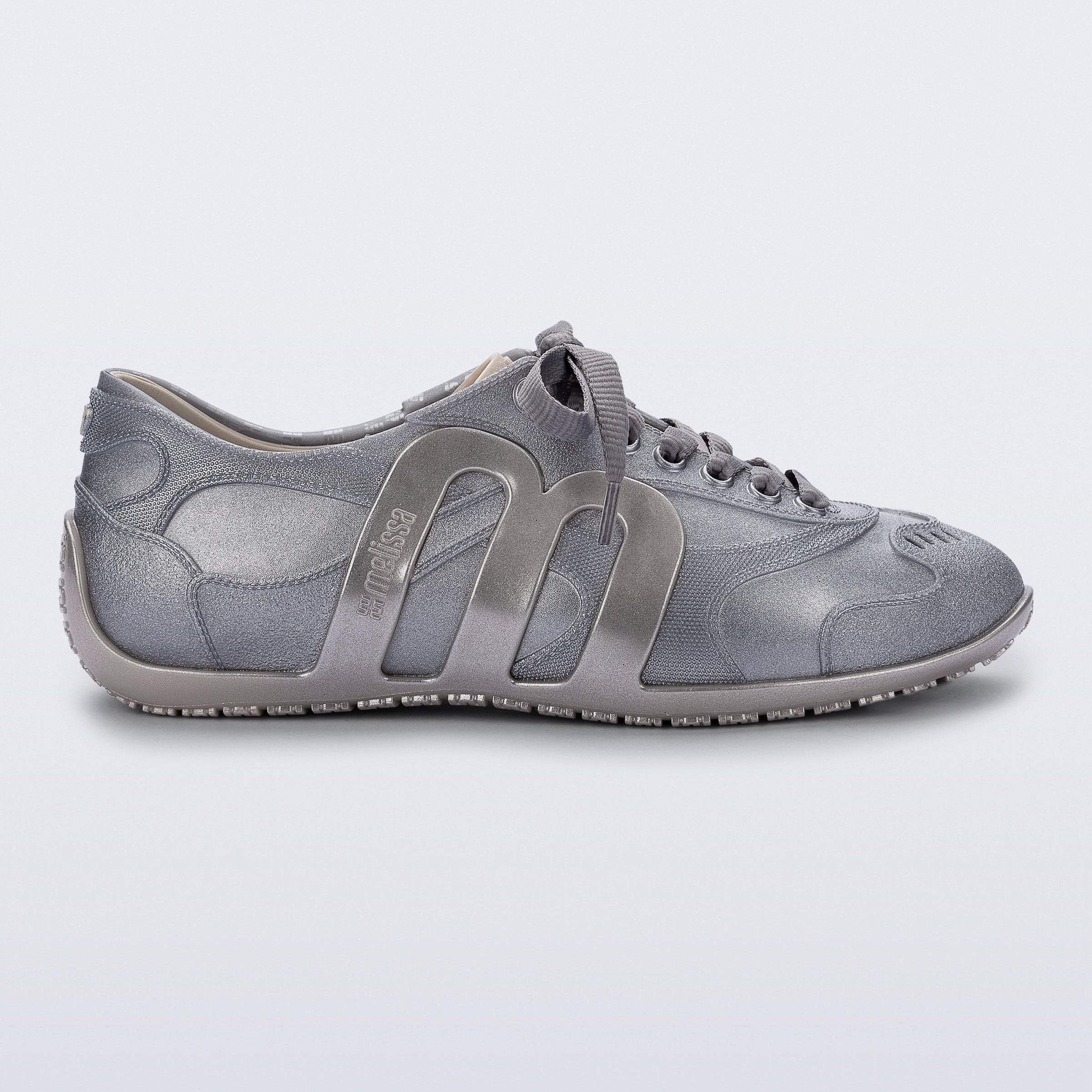 Melissa Motion Pata/ Beige Sneakersy Damskie Srebrne