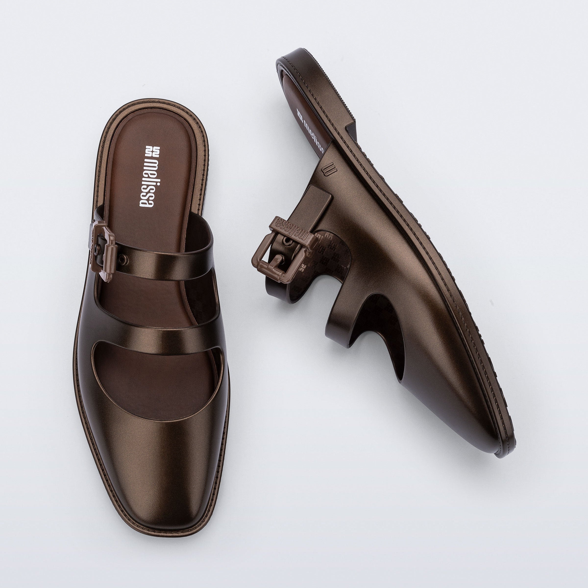 Melissa Anastasia Bronze Klapki Damskie Brązowe