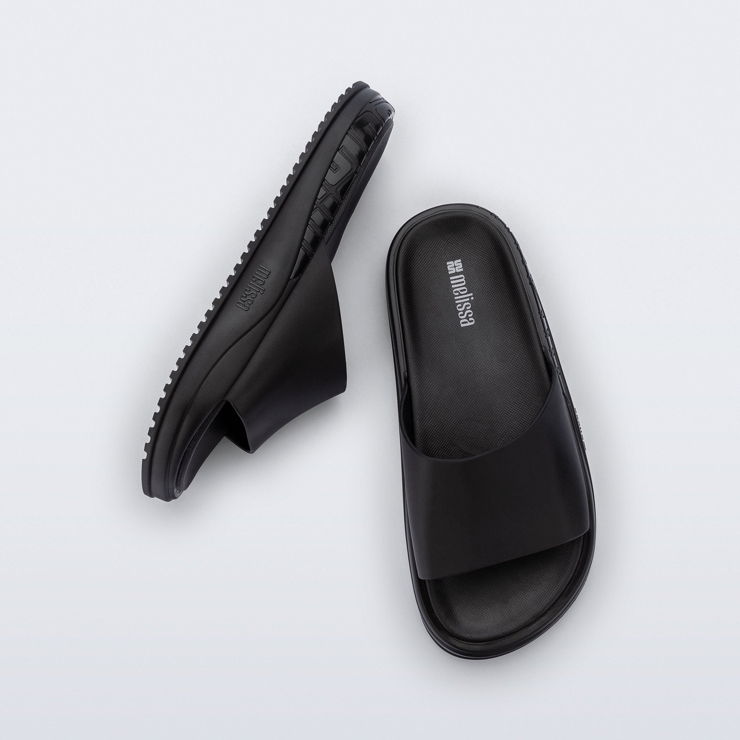 Melissa Beach Slide Bold AD Black Klapki Damskie Czarne