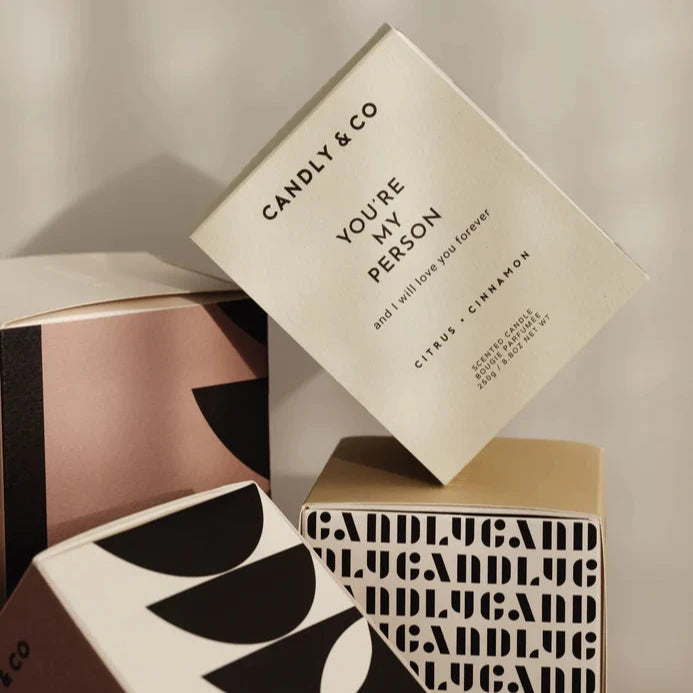 Candly & Co Świeca zapachowa No. 3 Świeże Cytrusy / Cynamon You are my person