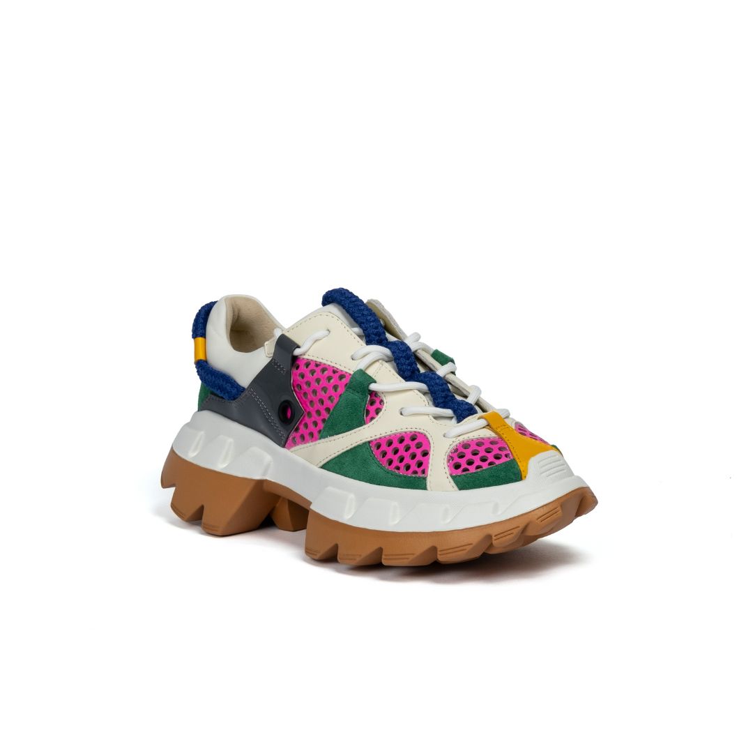 4CCCCEES Arko Jungle Garden Sneakersy Damskie Wielokolorowe