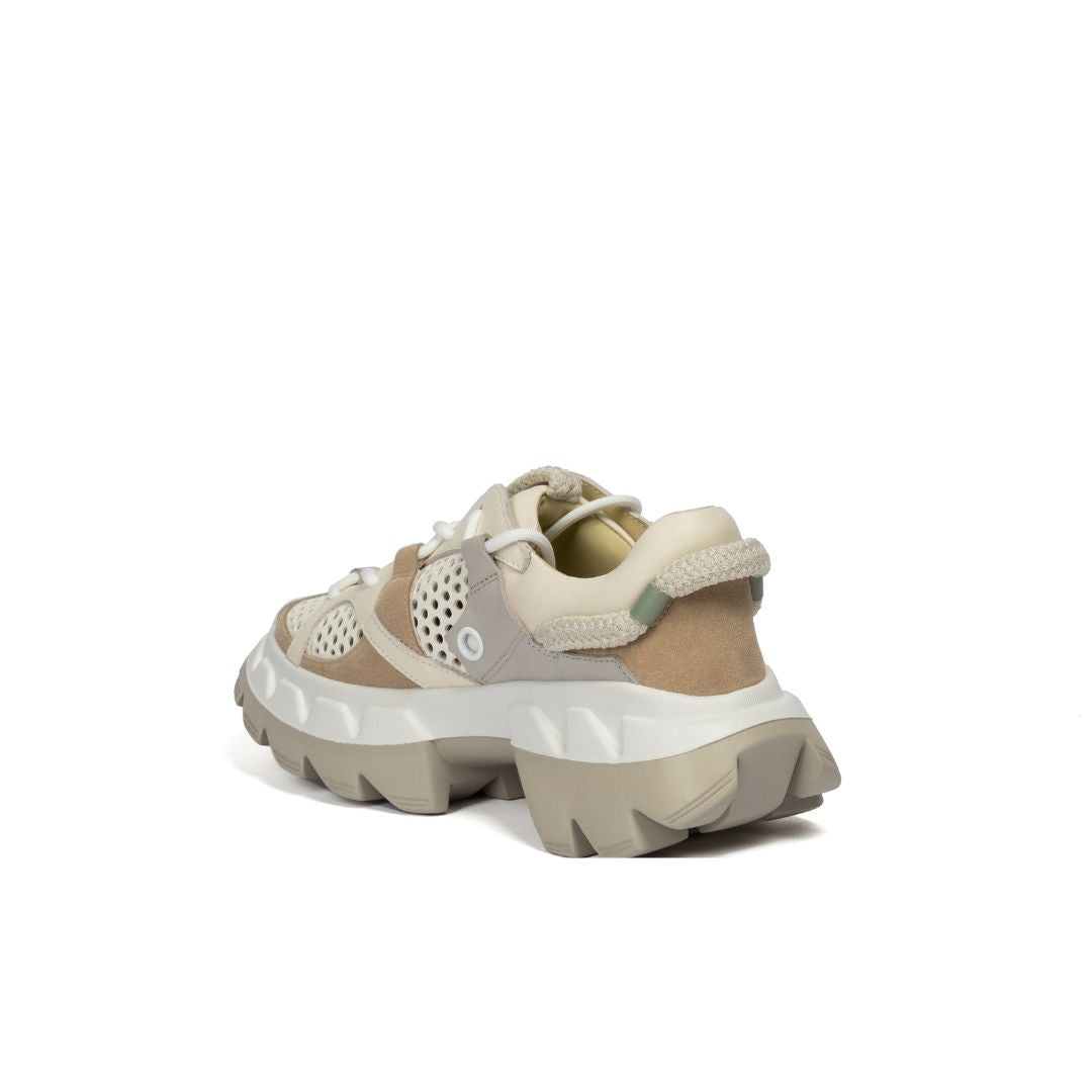 4CCCCEES Arko Jungle Ivory Sneakersy Damskie Białe