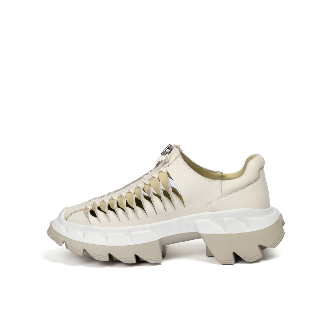 4CCCCEES Arko Spine Ivory Sneakersy Damskie Białe