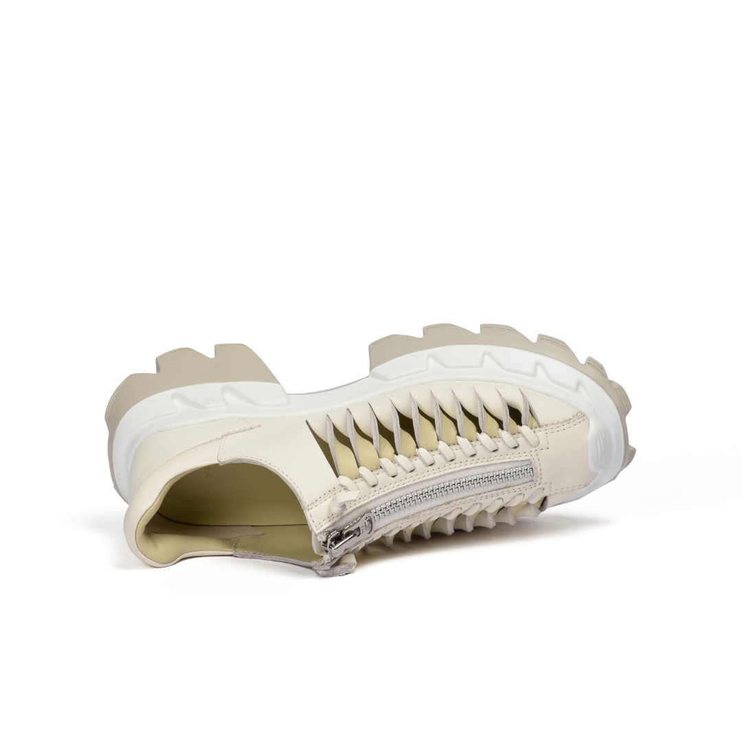 4CCCCEES Arko Spine Ivory Sneakersy Damskie Białe