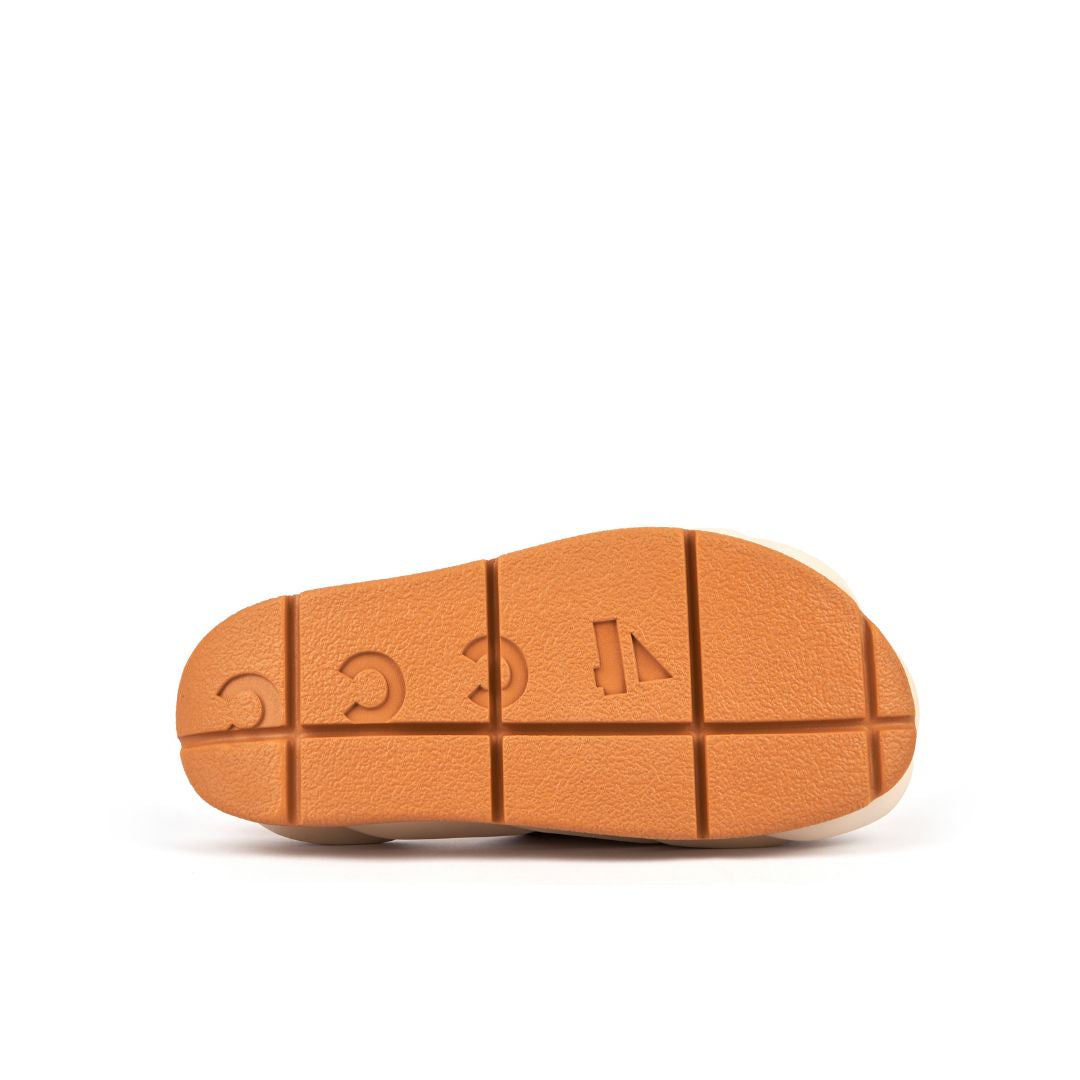 4CCCCEES Mellow Glow Brown Klapki Damskie Na Platformie Brązowe