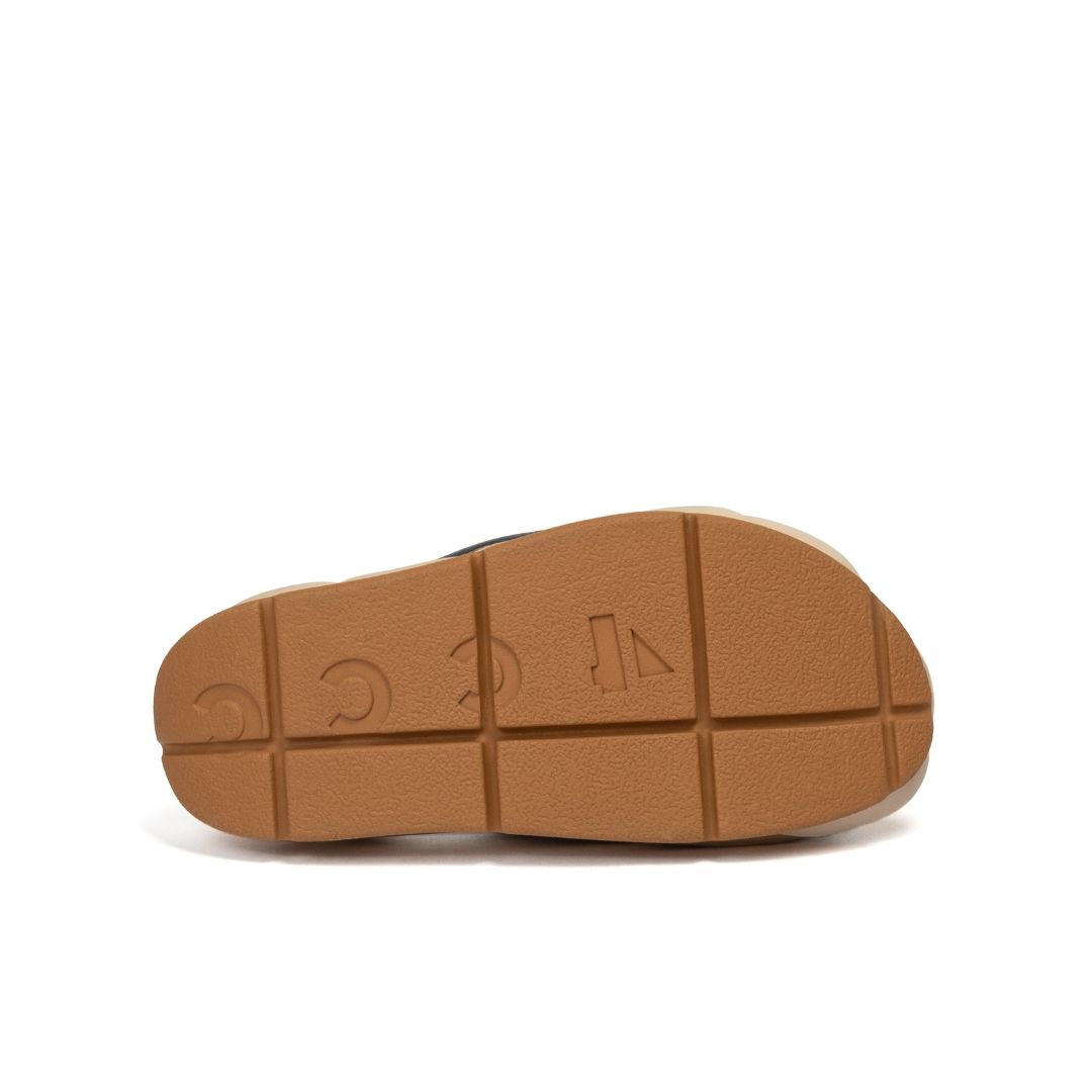 4CCCCEES Mellow Glow Indigo Klapki Damskie Na Platformie Granatowe