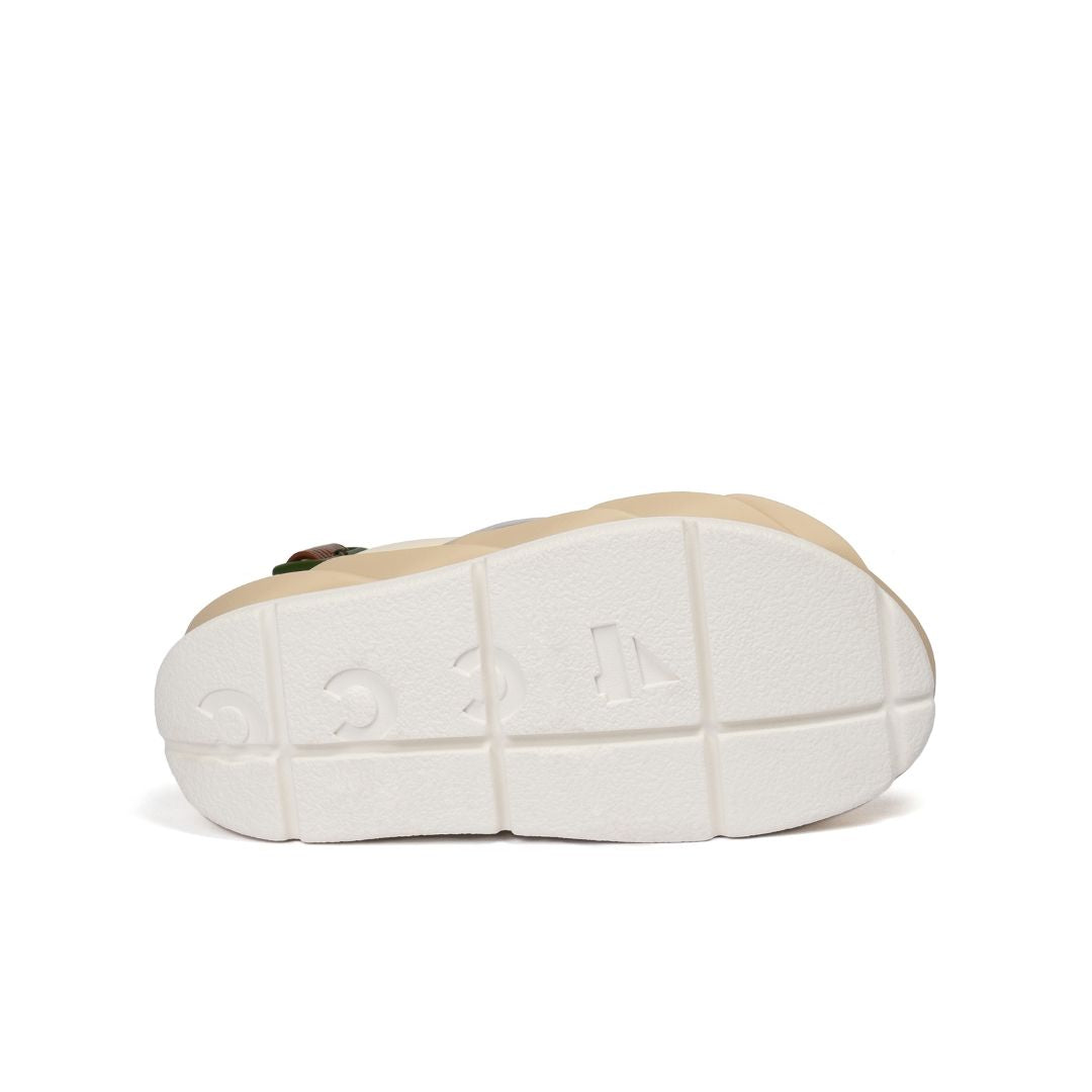 4CCCCEES Mellow Mela Cream Sandały Damskie Na Platformie Kremowe