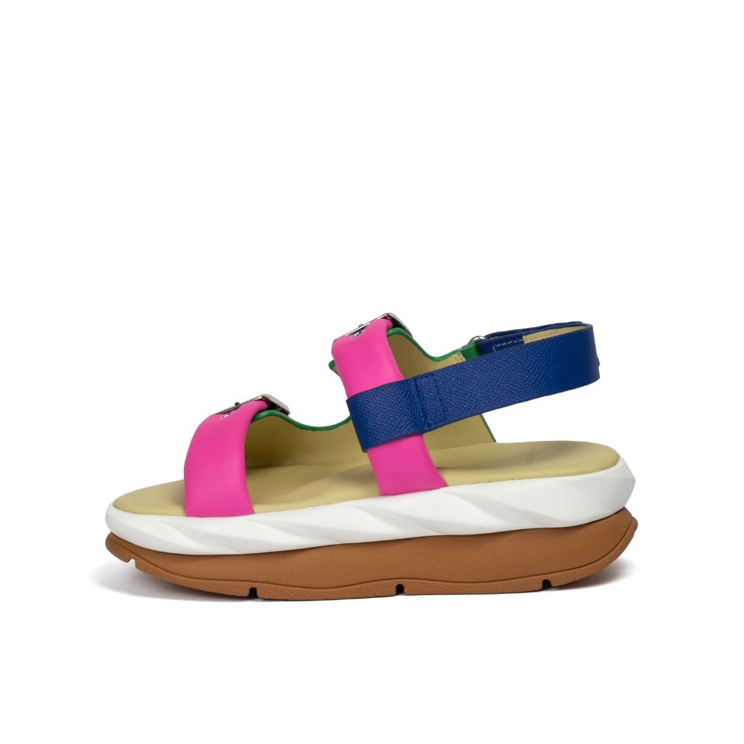 4CCCCEES Mellow Vita Garden Sandały Damskie Na Platformie Wielokolorowe