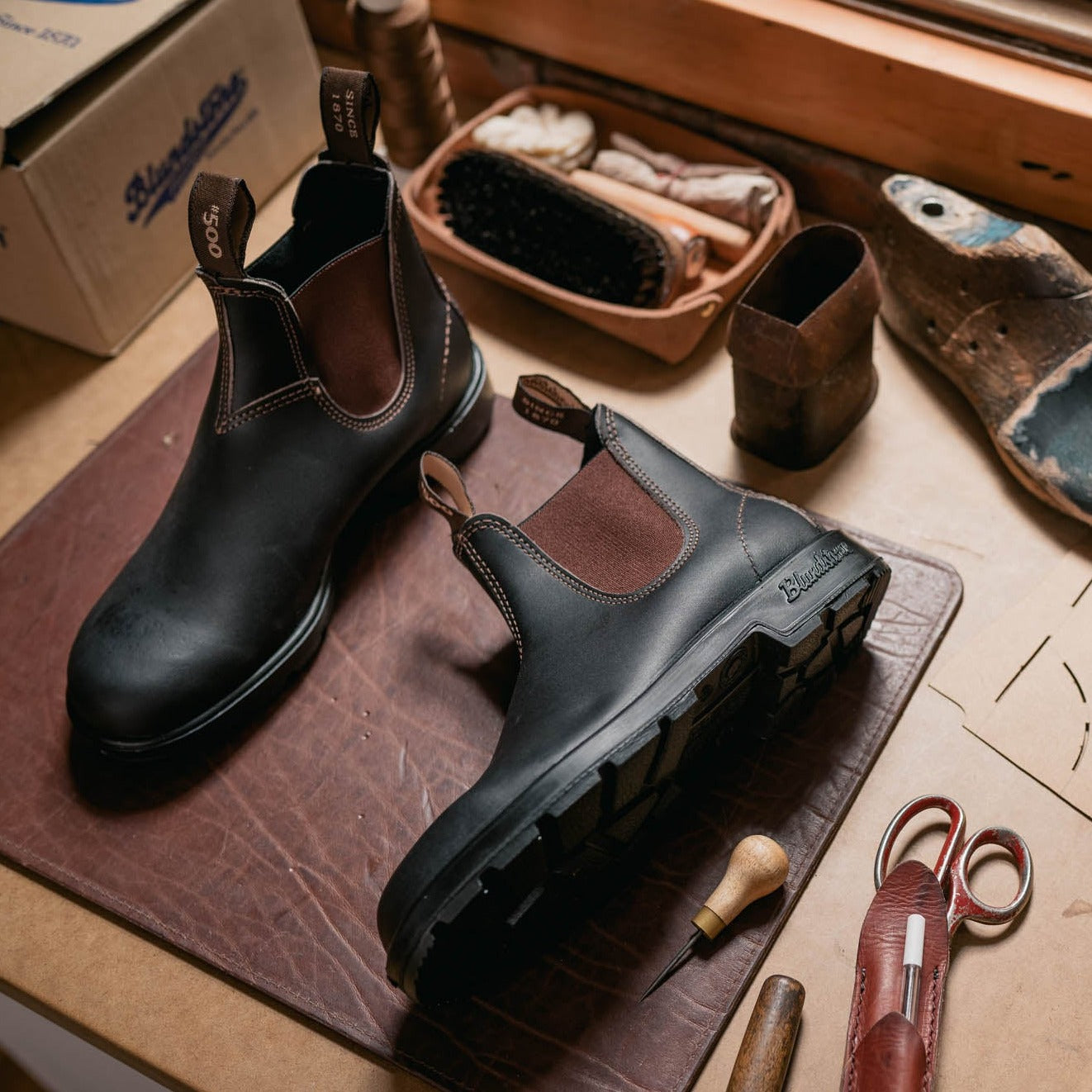 Blundstone 500 Sztyblety Damskie Męskie Brown Kolor Brązowy