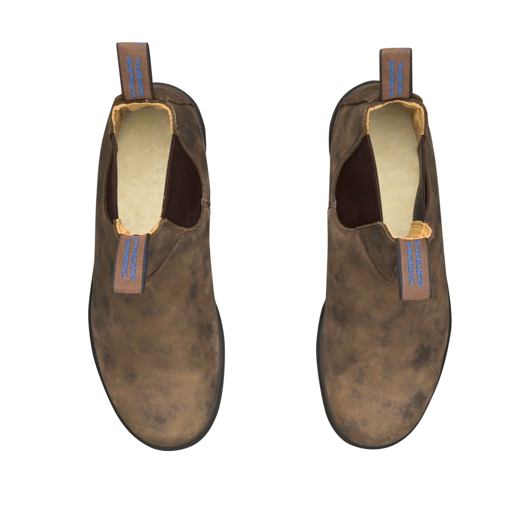 Blundstone 584 - Sztyblety Damskie Męskie - Ocieplane - Rustic Brown - Kolor Brązowy