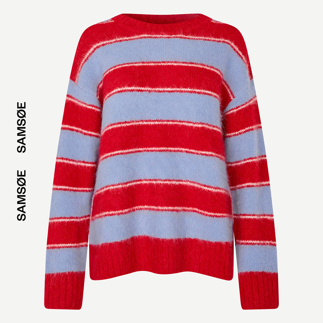 SAMSØE SAMSØE - SAYEANNE SWETER W PASKI
