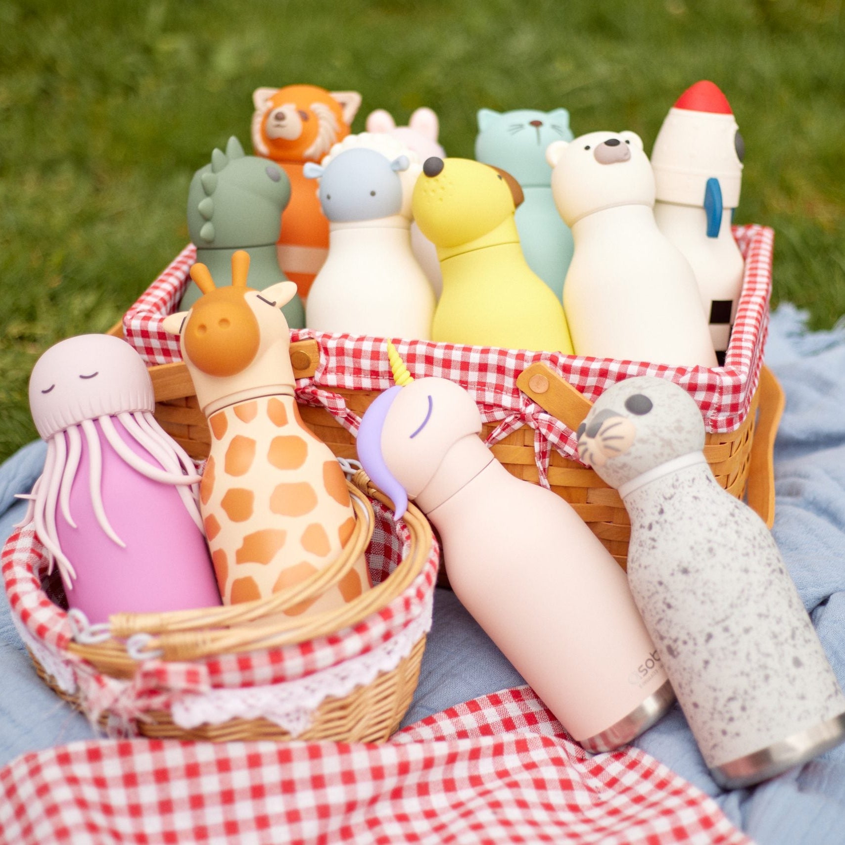 Asobu Butelka Termiczna Bestie Bottle 460ml Żyrafa