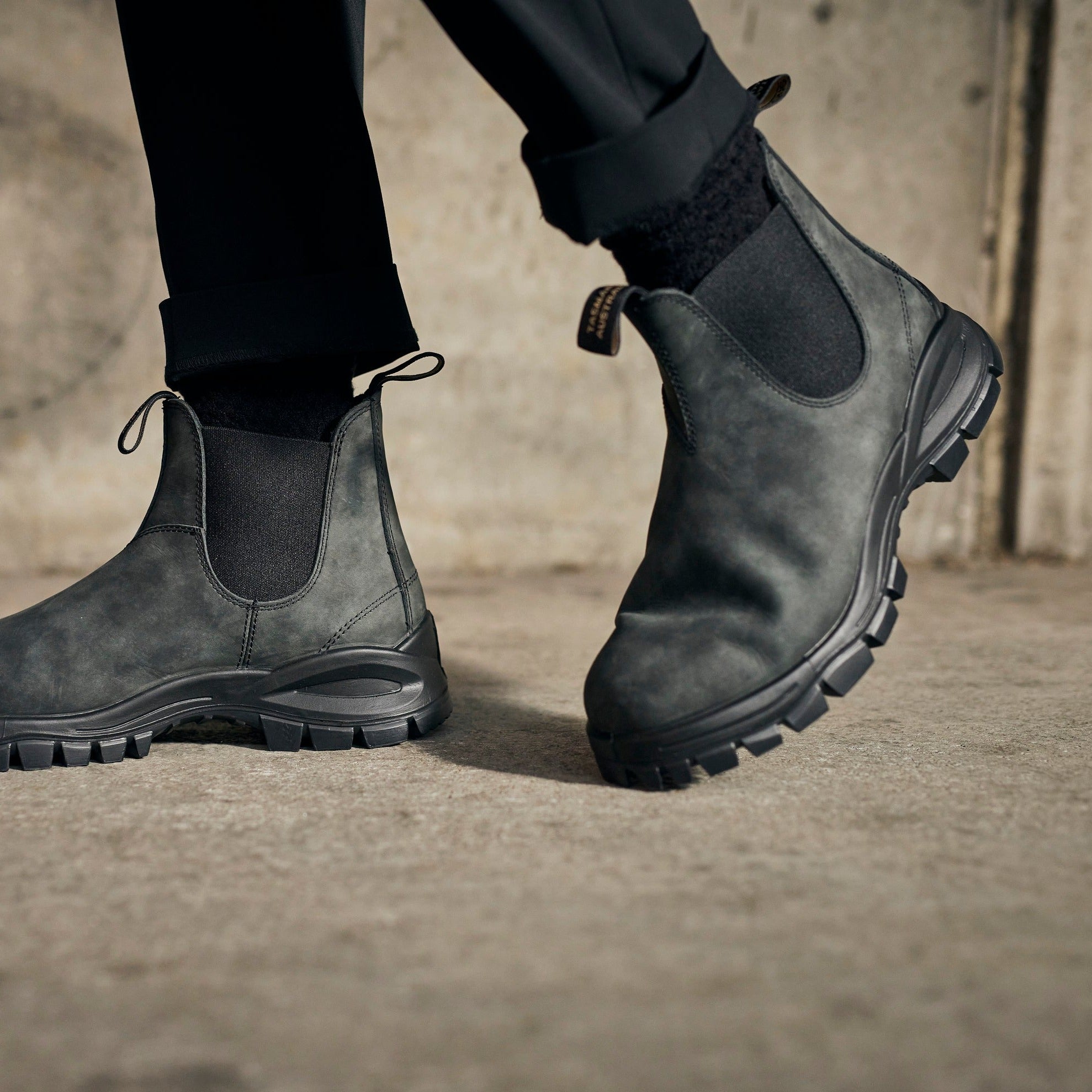 Blundstone 2238 Sztyblety Damskie Męskie Rustic Black Kolor Czarny