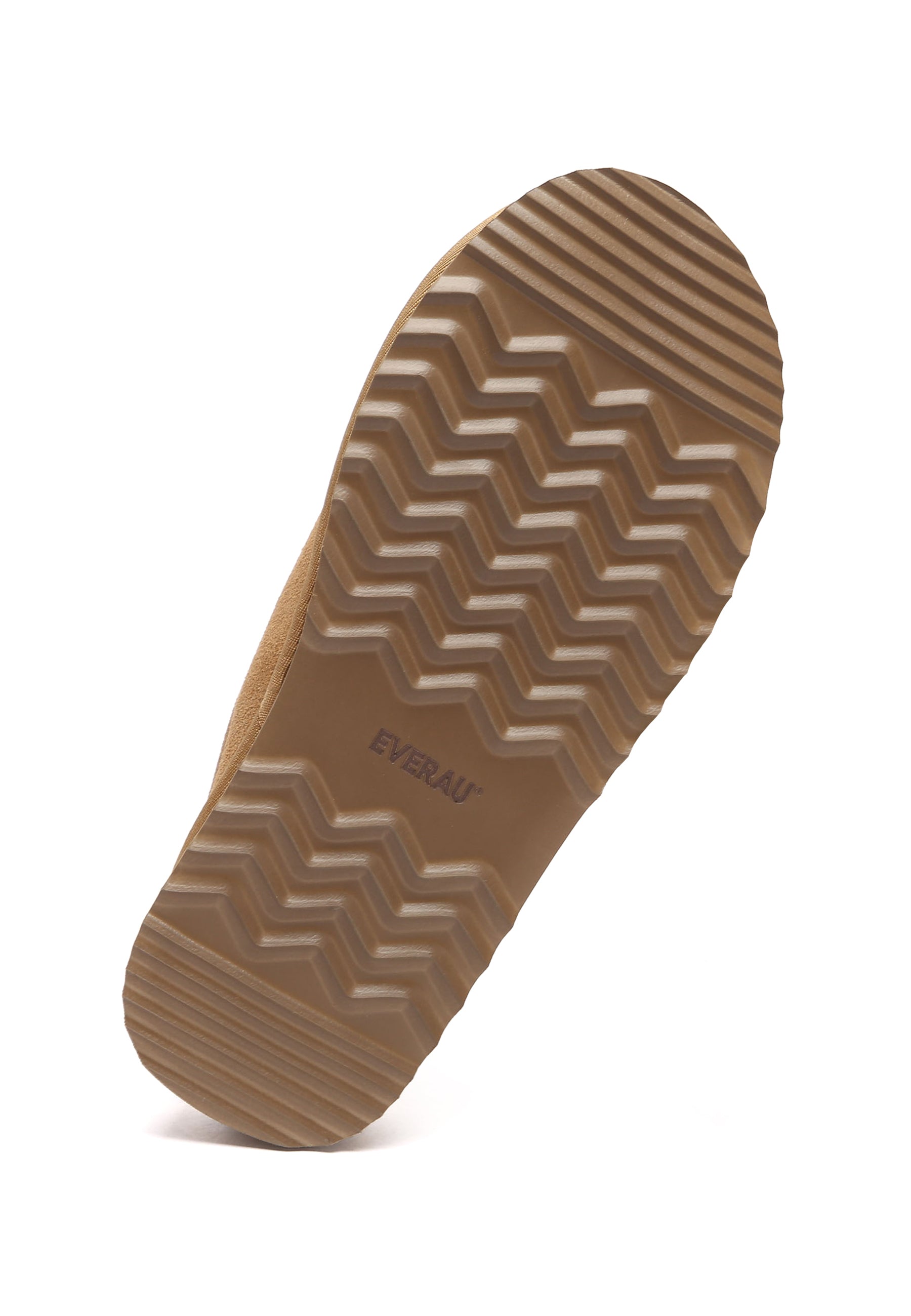 EVERAU Caspian Chestnut Platform Slippers Kapcie Brązowe
