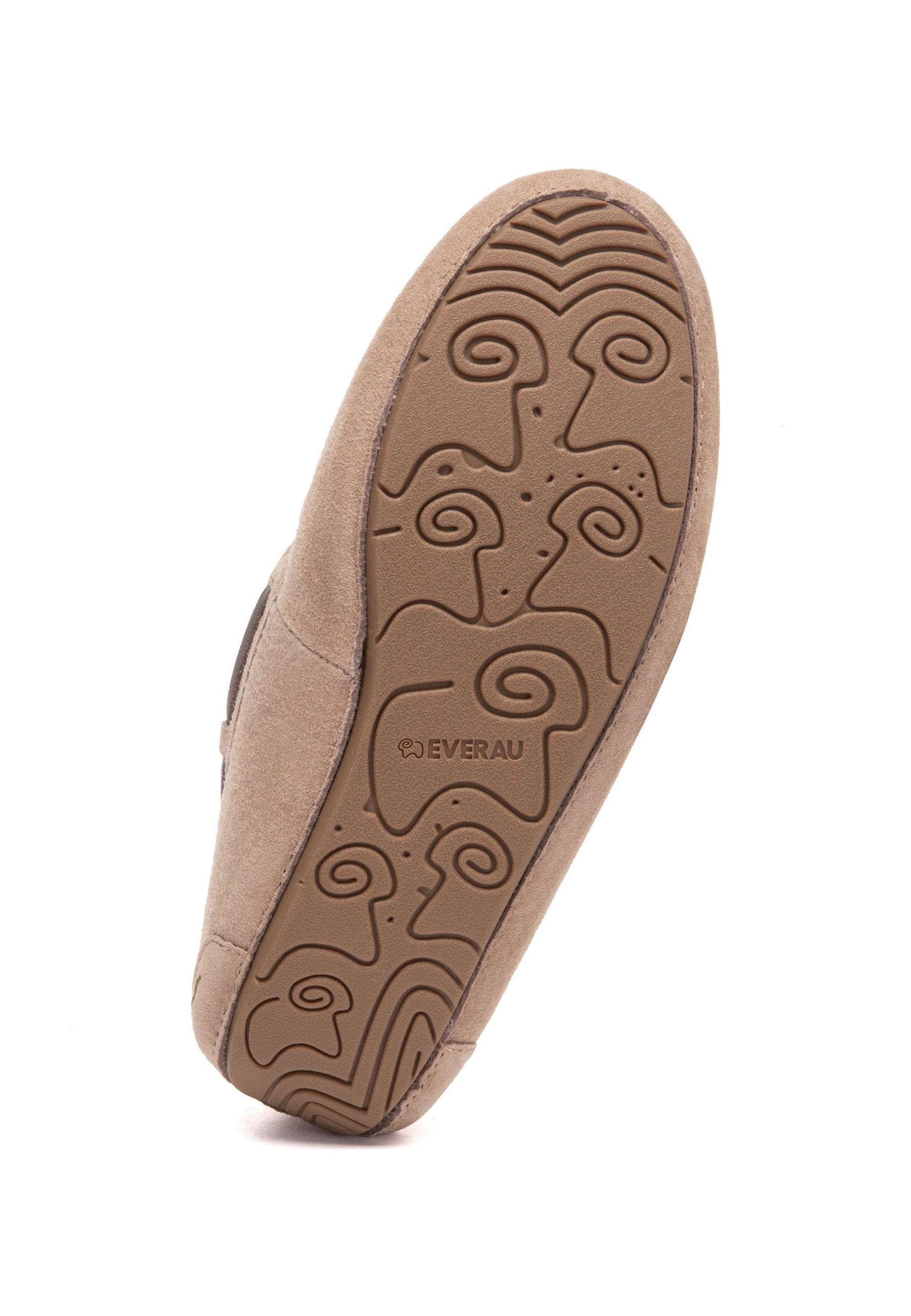 EVERAU Crested Leather Loafers Loafersy Brązowe