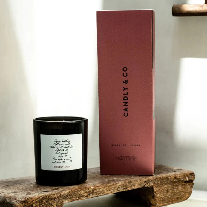 Candly & Co Świeca zapachowa No. 5 Bergamotka / Neroli Happy Birthday