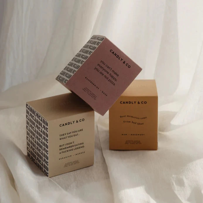 Candly & Co Świeca zapachowa No. 7 Maliny / Róża You can't make....