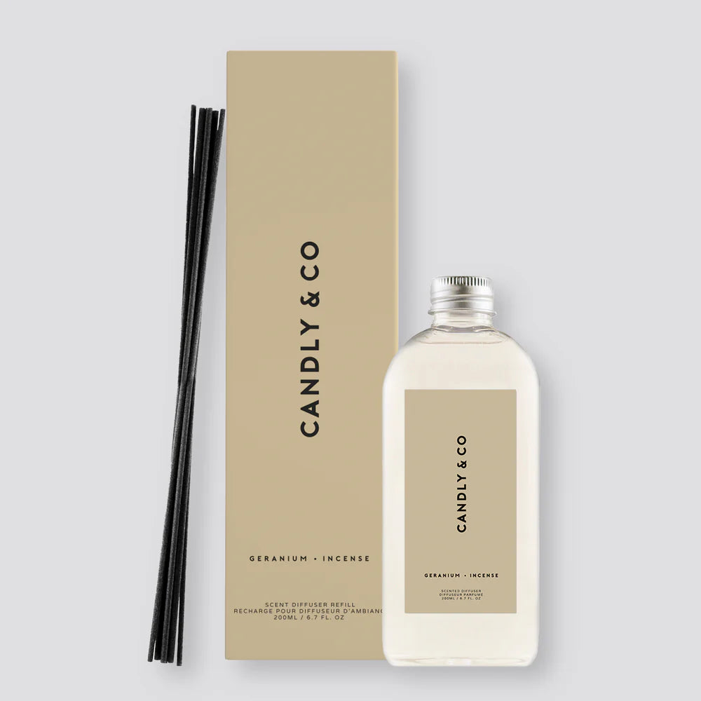 Candly & Co Uzupełnienie do dyfuzora No. 1 Geranium / Kadzidło