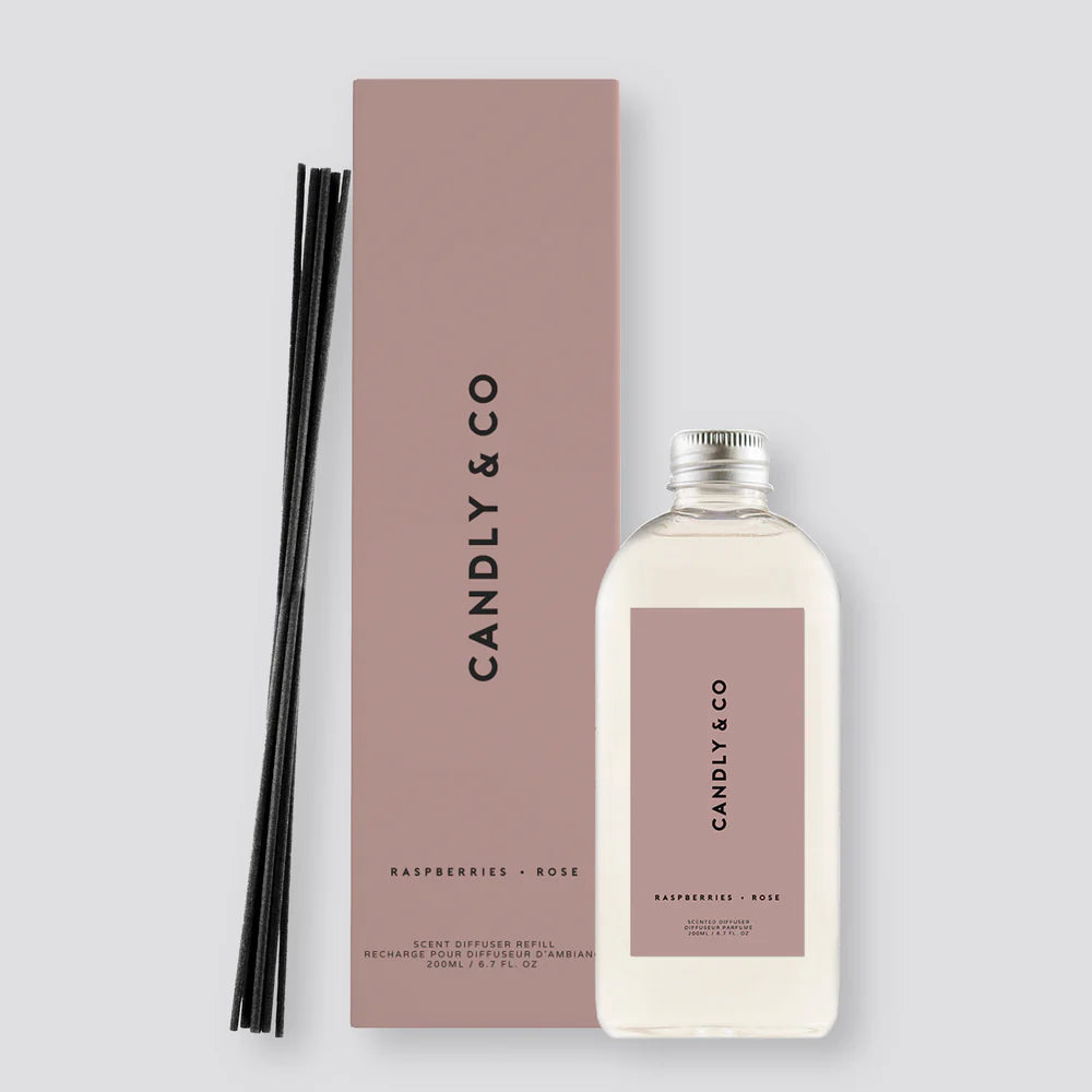 Candly & Co Uzupełnienie do dyfuzora No. 7 Maliny / Róża