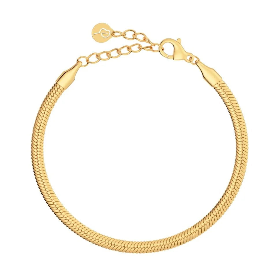 Edblad Bransoletka Herringbone Bracelet Gold