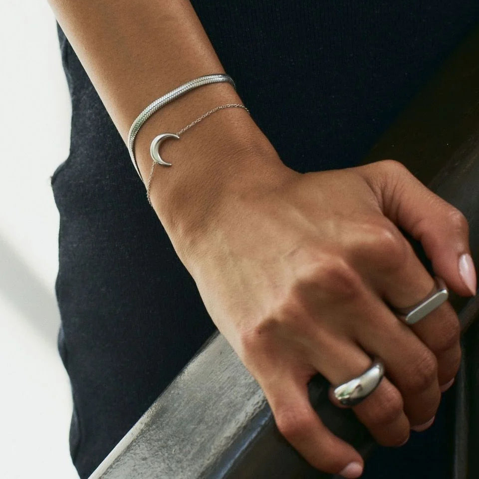 Edblad Bransoletka Herringbone Bracelet Steel