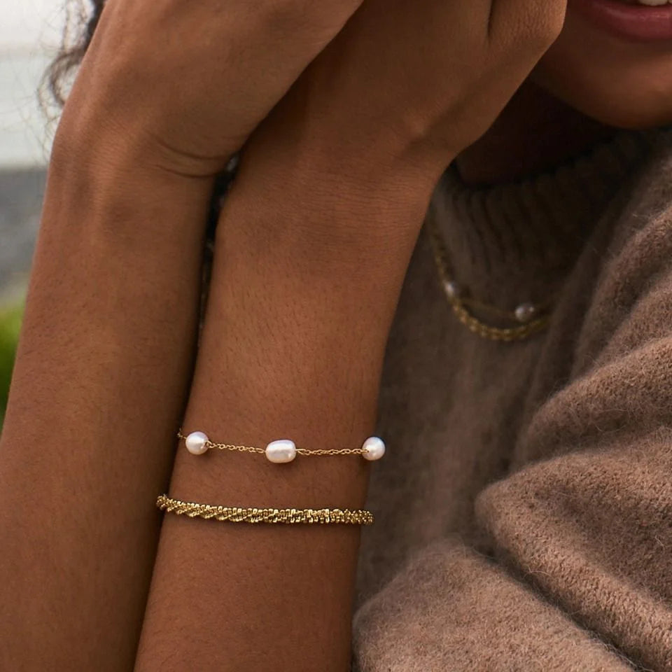 Edblad Bransoletka Perla Bracelet Multi Gold