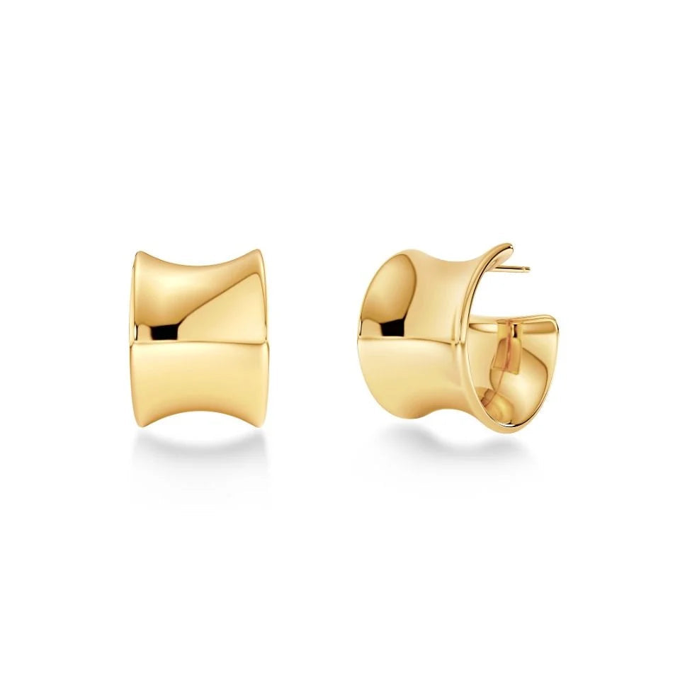 Edblad Kolczyki Cane Hoops S Gold