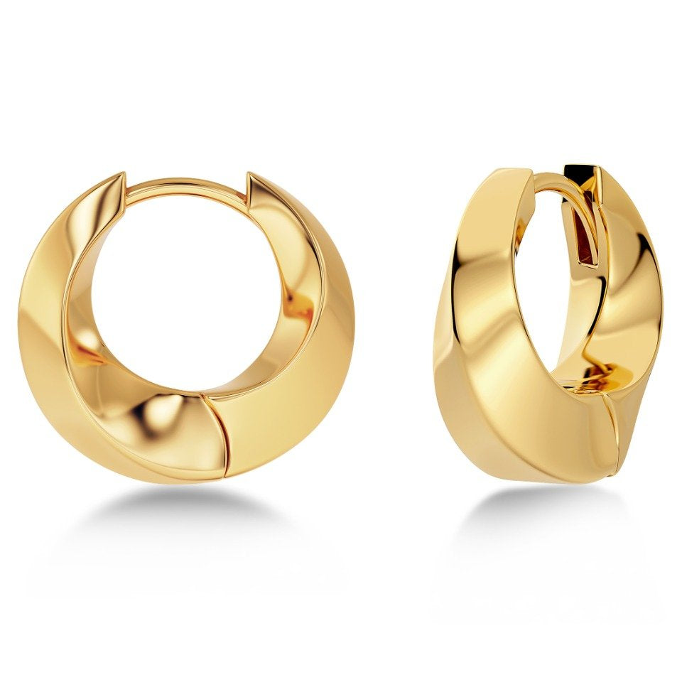 Edblad Kolczyki Helix Hoops L Gold
