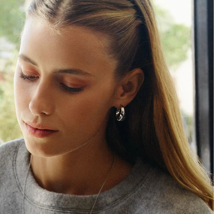 Edblad Kolczyki Helix Hoops L Steel