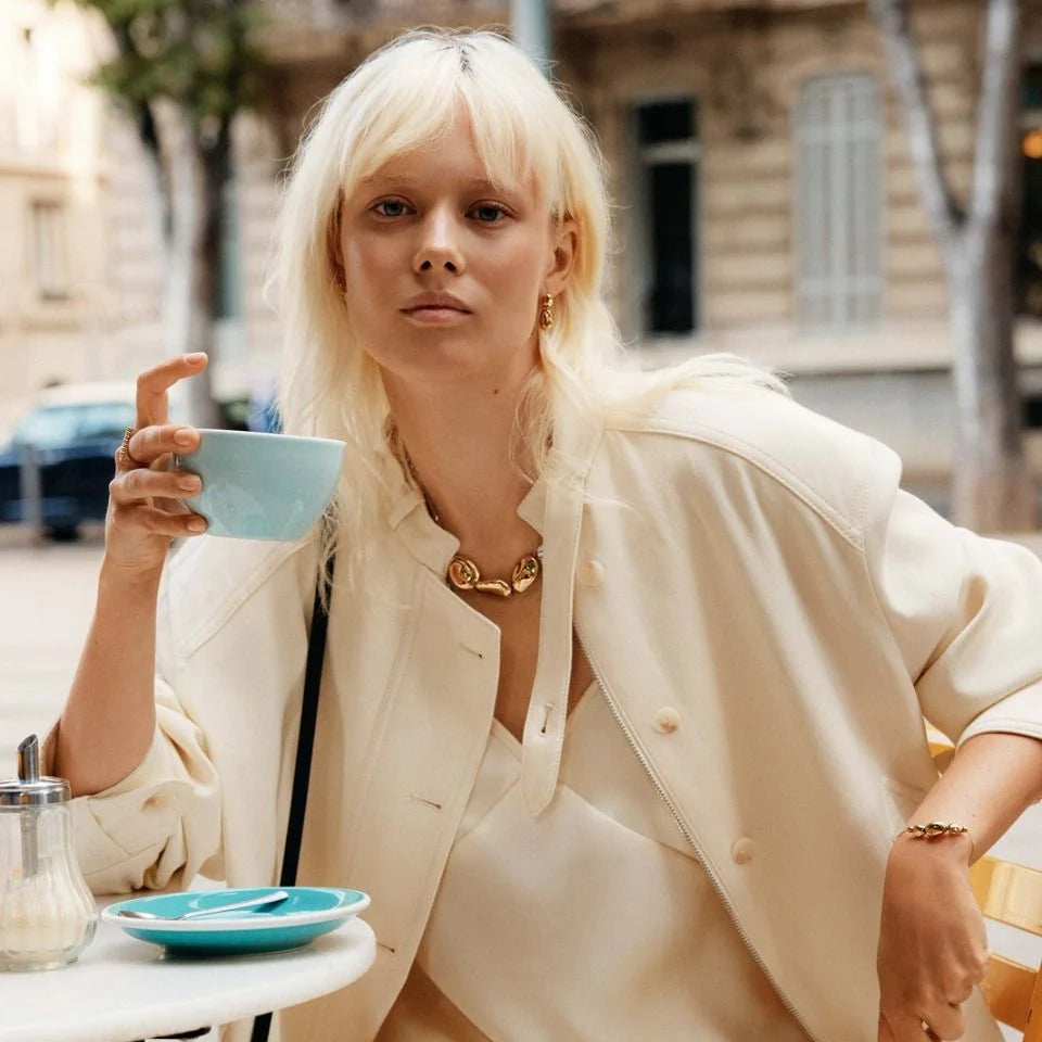 Edblad Kolczyki Leora Gold