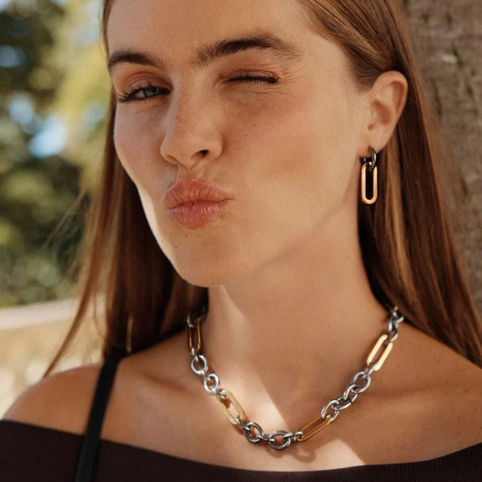 Edblad Kolczyki Medley Hoops Mixed