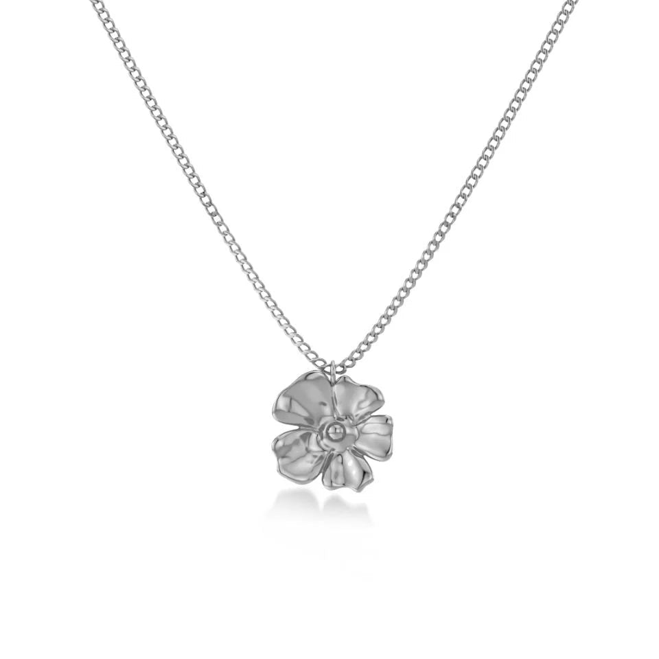 Edblad Naszyjnik Floral Necklace S Steel