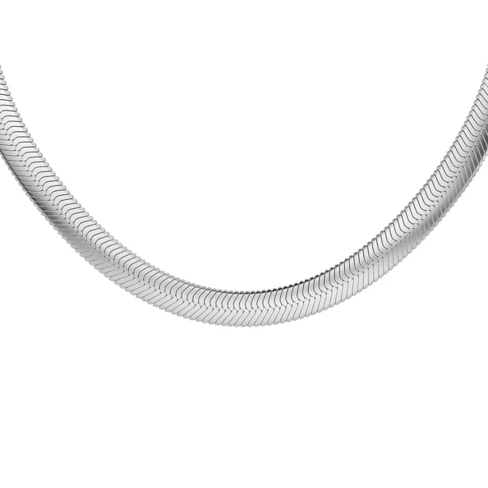 Edblad Naszyjnik Herringbone L Necklace Steel