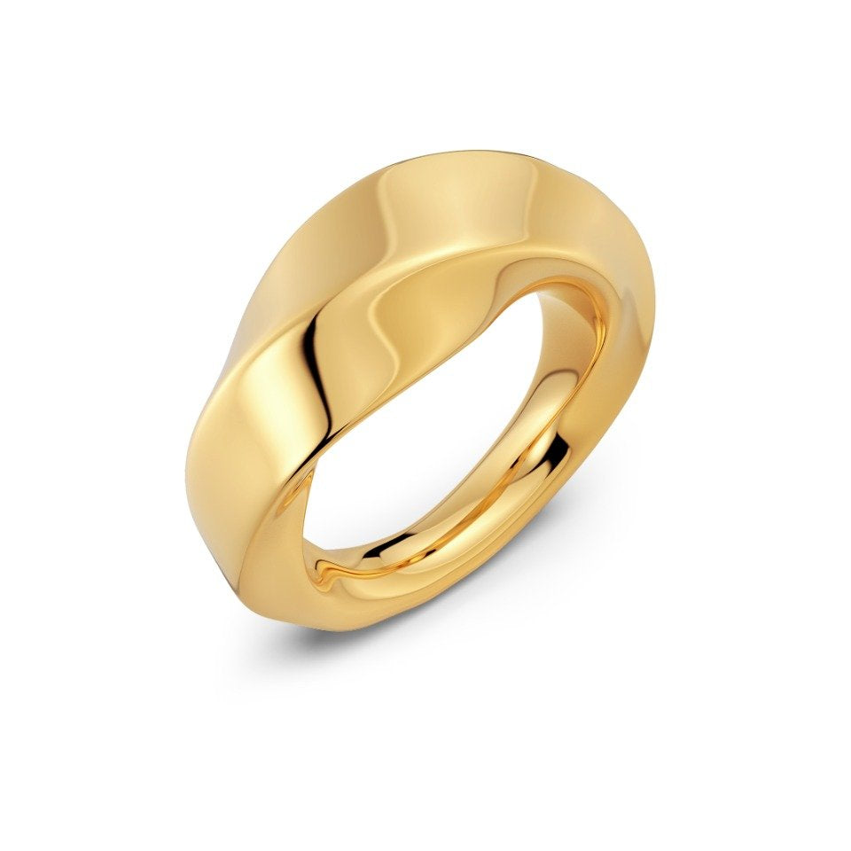 Edblad Pierścionek Helix Ring Gold