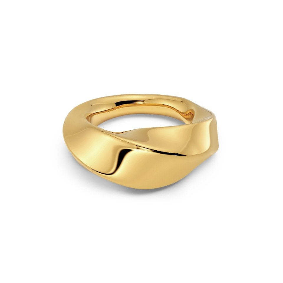 Edblad Pierścionek Helix Ring Gold