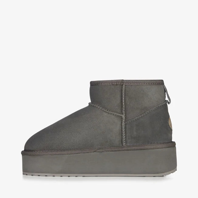Emu Australia Buty Damskie Stinger Micro Flatform Charcoal Kolor Szary