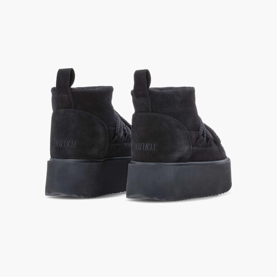 INUIKII Buty Damskie Classic Low Platform Black