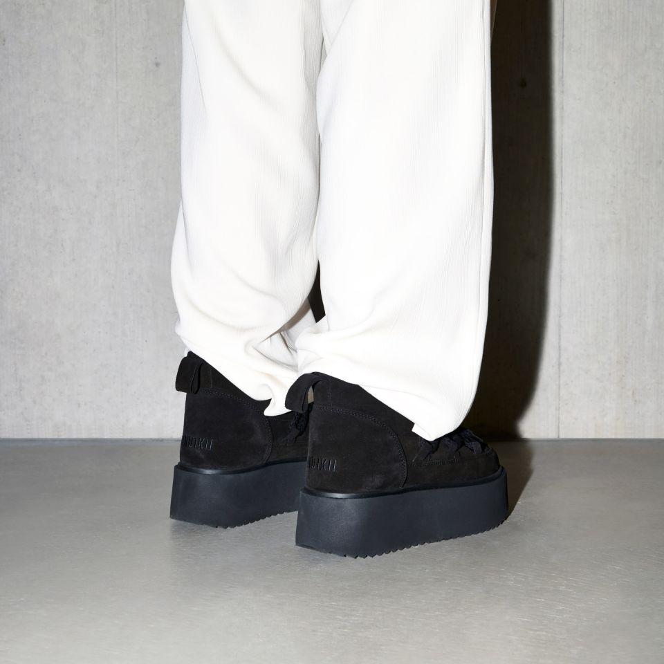 INUIKII Buty Damskie Classic Low Platform Black